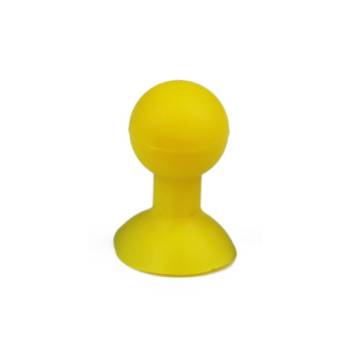 Suport de telefon popsocket, Interlook, Silicon, Galben