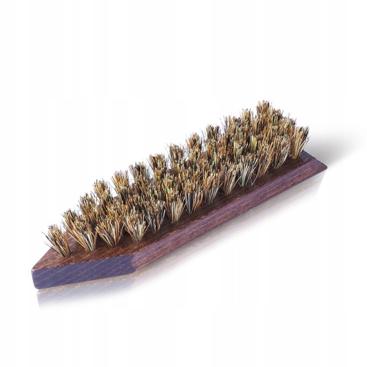 Perie de curatare Lettro, 18,5 cm x 5 cm, peri de cocos, forma ergonomica, perfecta pentru murdarie persistenta, lemn, setul contine 1 bucata, material: lemn, peri duri si stabili, ideala pentru indepartarea