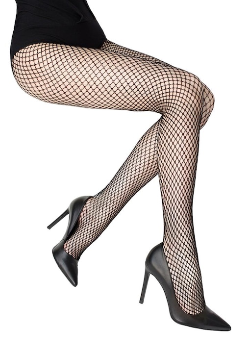 Dresuri dama tip plasa, Marilyn, Charly N54, Poliamida/Elastan/Bumbac, Marime universala, Negru