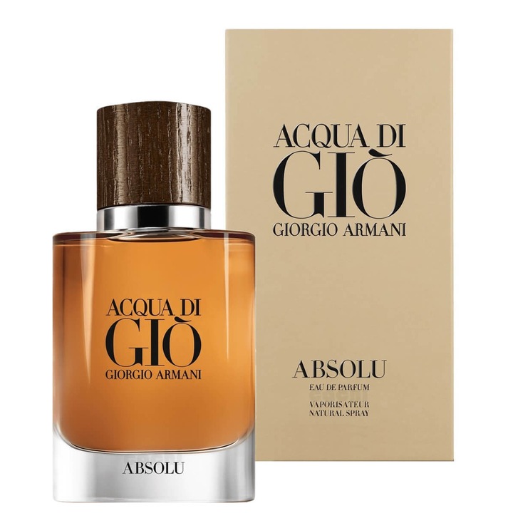 Acqua di GIO ABSOLU, eau de parfum giorgio armani 75ml