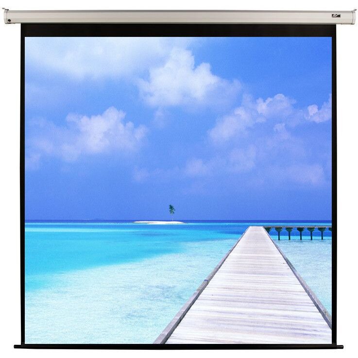 Ecran proiectie electric cinema EliteScreens ELECTRIC100V, marime vizibila 203cm x 152cm, 1 telecomanda, 3 ani garantie