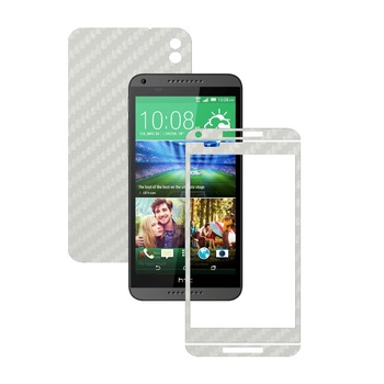 Folie de protectie Carbon Skinz, Husa de tip Skin Adeziv pentru Carcasa, Carbon Alb dedicata HTC Desire 816 Folie de protectie Carbon Skinz, Husa de tip Skin Adeziv pentru Carcasa, Carbon Alb dedicata HTC Desire 816