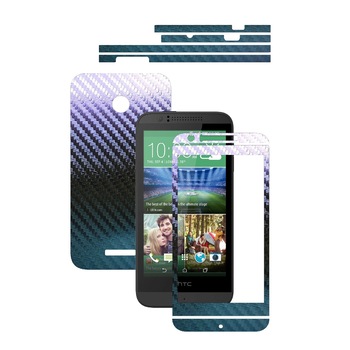 Folie de protectie Carbon Skinz, Husa de tip Skin Adeziv pentru Carcasa, Carbon Cameleon dedicata HTC Desire 510 Folie de protectie Carbon Skinz, Husa de tip Skin Adeziv pentru Carcasa, Carbon Cameleon dedicata HTC Desire 510