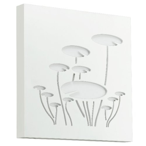 Aplica Pangaro, EGLO, 2GX13, 1x40W, 3150 lm, otel, lemn