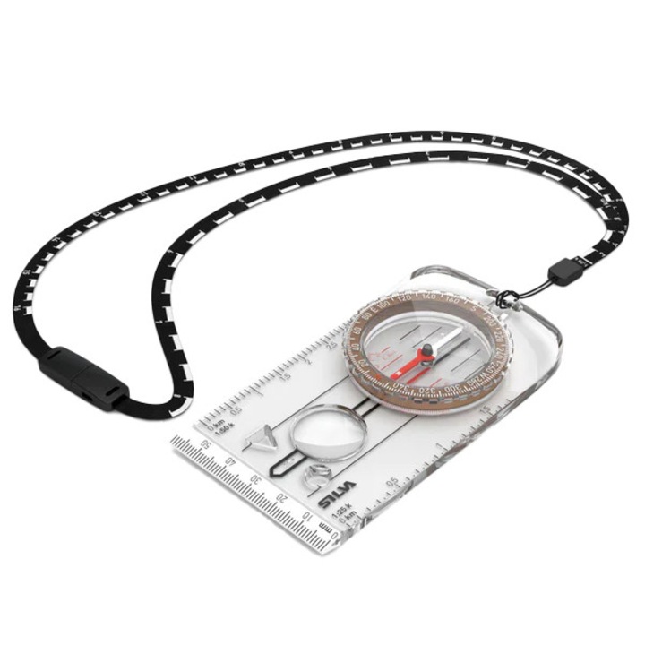 Busola pentru harta, Silva, 115x60cm, Argintiu