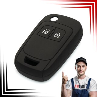 Guscio Chiave Opel 3 Pulsanti – Sostitutivo Per Meriva B, Astra J, Insignia, Mokka, Zafira C, Cascada, Corsa E – Senza Elettronica, Lama Grezza Inclusa (Jongo)