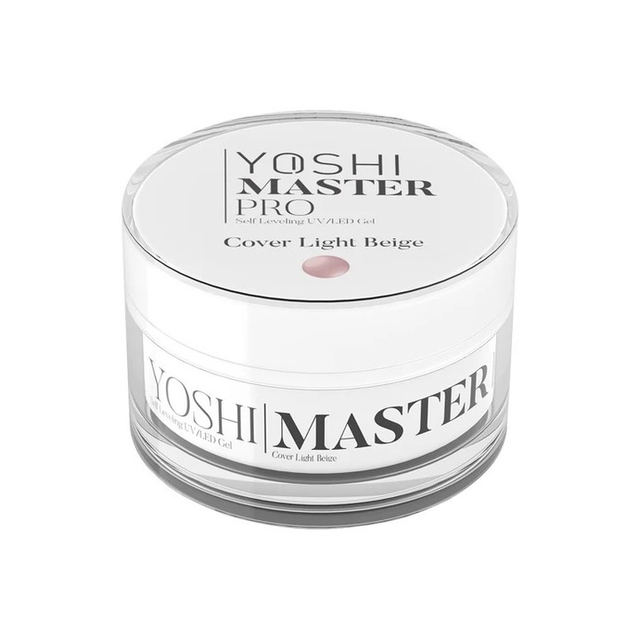 Gel UV pentru constructie, Yoshi, Nuanta Light Beige, 50ml