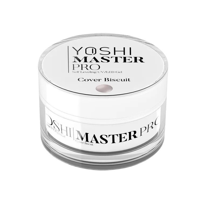 Gel UV pentru constructie, Yoshi, Nuanta Biscuit, 50ml