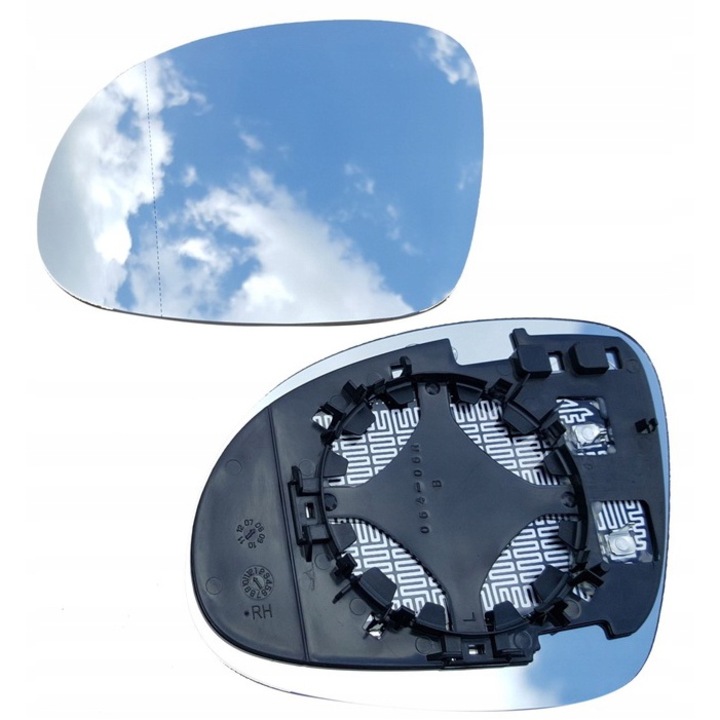 Sticla oglinda Stanga Am Volkswagen Tiguan, Skoda Yeti, Argintiu