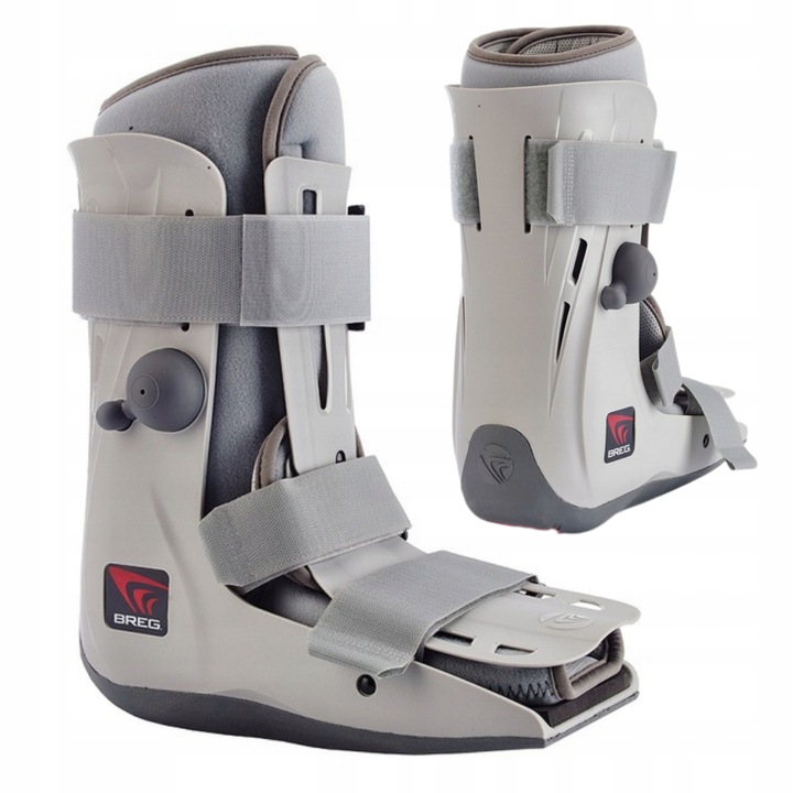 Suport pentru picior si tibie Genesis Walker, Dimensiunea L, Breg, Gri