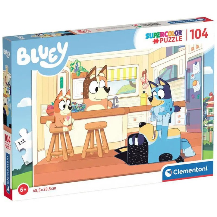 Пъзел Bluey, Inny, 104 части
