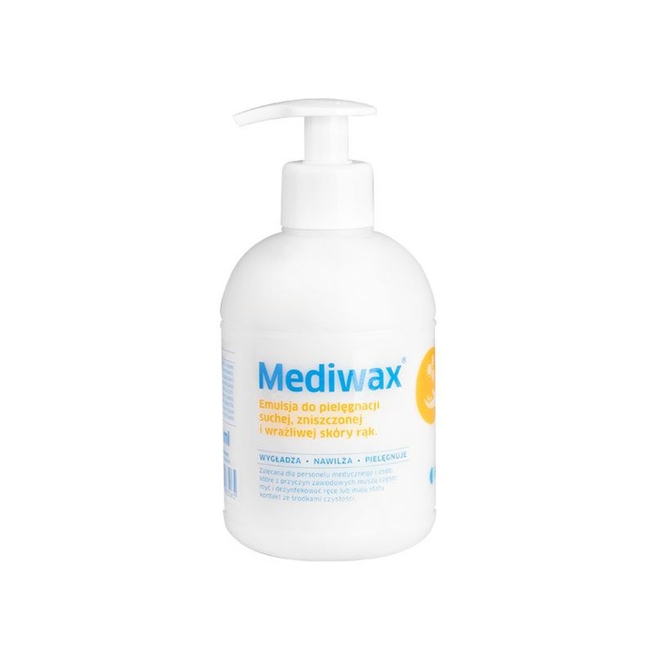 Crema de maini reparatoare si protectoare Mediwax, Activeshop, 360 ml, pentru piele foarte uscata si crapata, regenereaza intens si reface bariera cutanata, absorbtie rapida