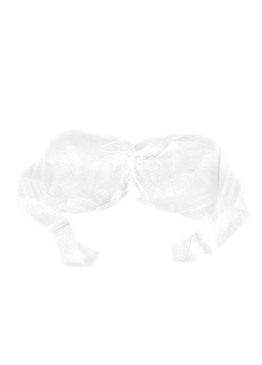 5 db-os eldobható melltartó készlet, Activeshop, Textil, Egy méret, Fehér