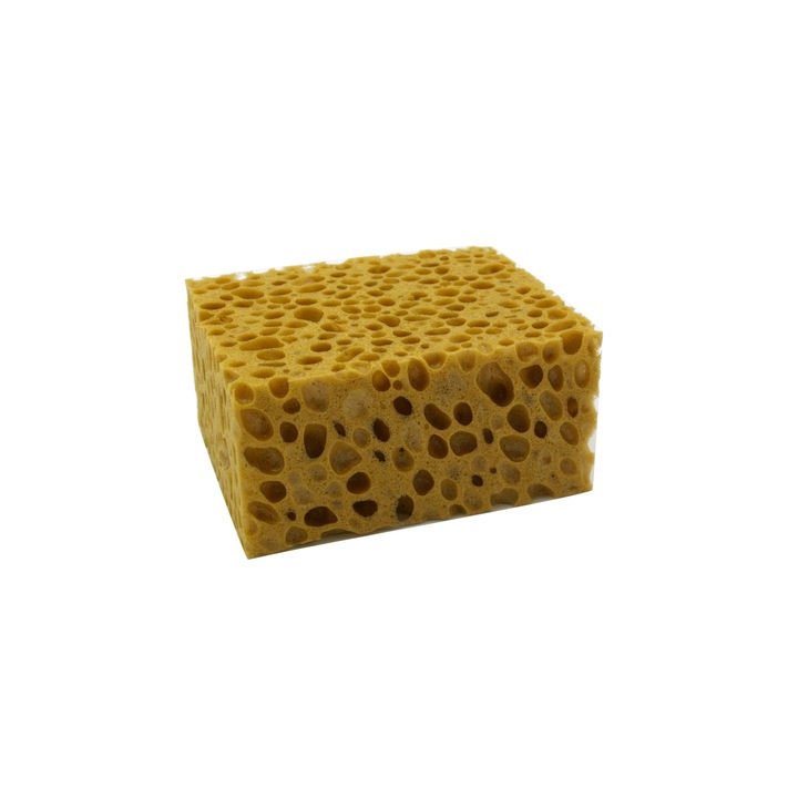 Гъба за полиране на керамични плочки, EPM, 140x110x70 мм, жълта
