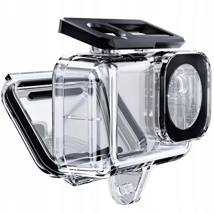 Telesin Vízálló tok, DJI Action 3 kamerához, 45 m-es búvárkodáshoz, átlátszó