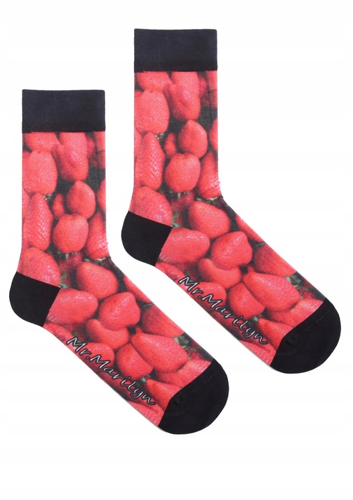 Sosete barbati, Marilyn, Model Capsuni, Bumbac/Poliamida, Multicolor, 41-45EU