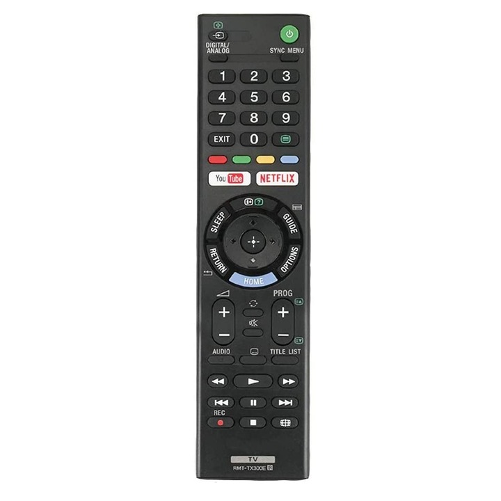 Дистанционно, за Sony LED/LCD Smart TV RMT-TX300E, черно
