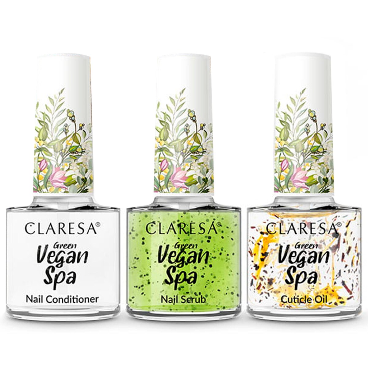 Set ingrijire unghii Vegan Spa Green Power, Claresa, Balsam unghii