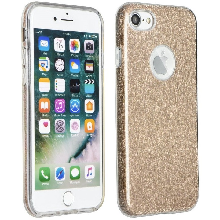Xiaomi 12 Pro / 12 Pro (Dimensity) / 12S Pro, Силиконов калъф, лъскав, Forcell Shining, златен (122270)