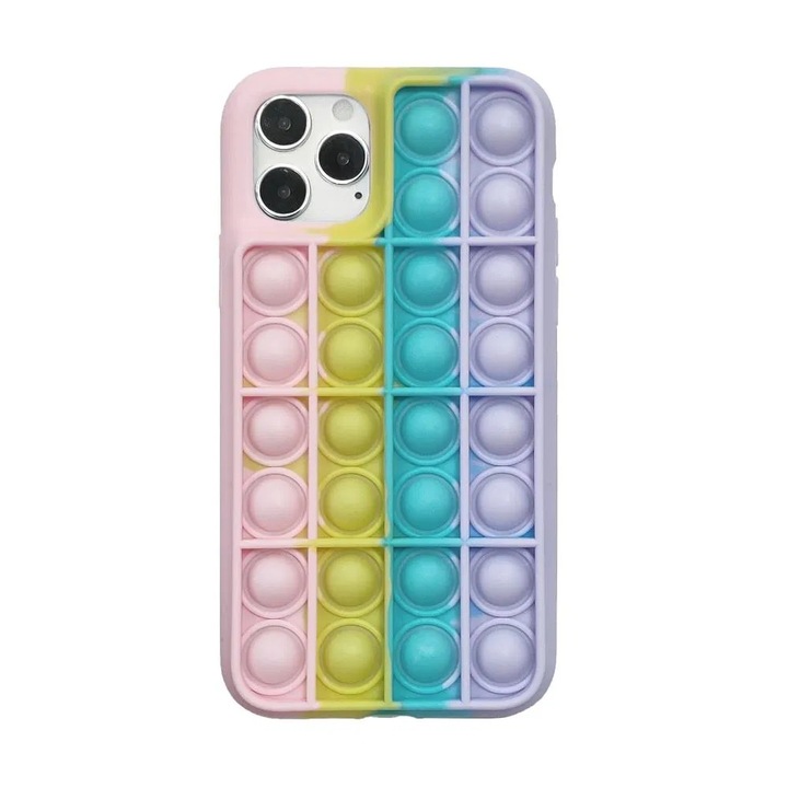 Cellect Pop it Samsung Galaxy A72 buborékos tok pasztellszínű (CEL-BUB-SAM-A72-PY) (CEL-BUB-SAM-A72-PY)