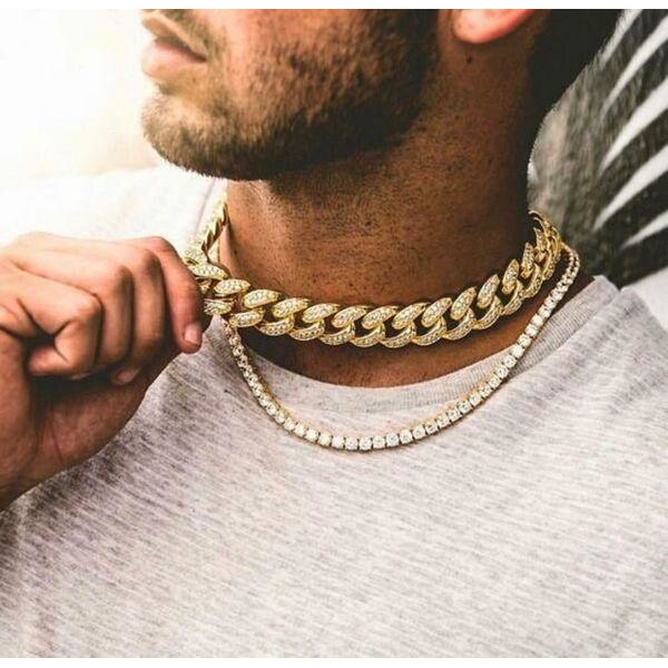 Lant Cuban Auriu Fashion - eMAG.ro