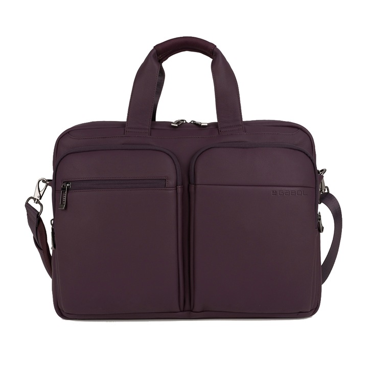 Geanta servieta Gabol piele ecologica 15,6 inch colectia Pause 412710