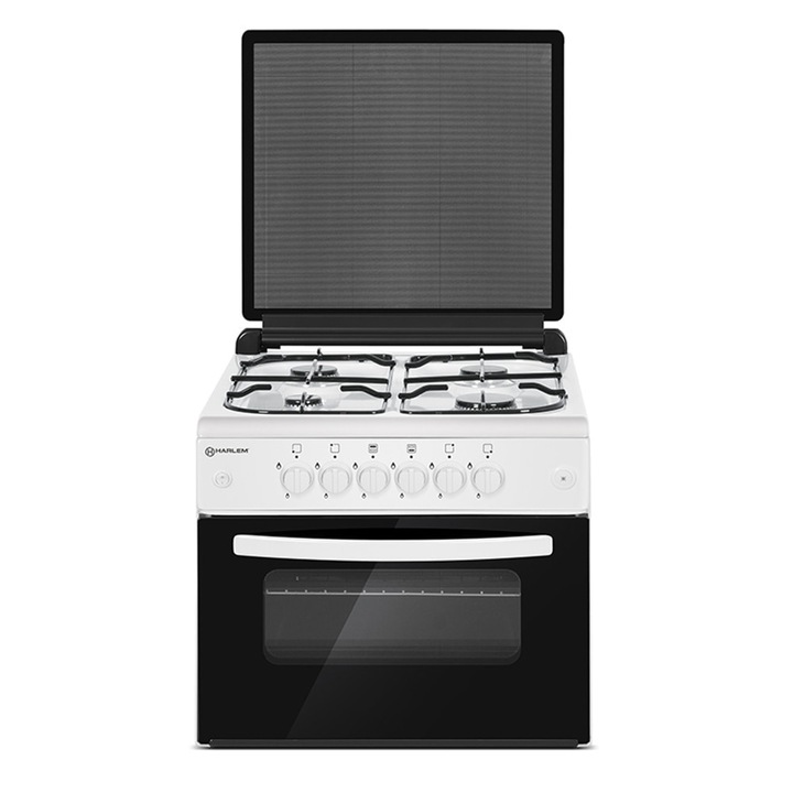 Cuptor Electroset Midi Gaz Alb Harlem