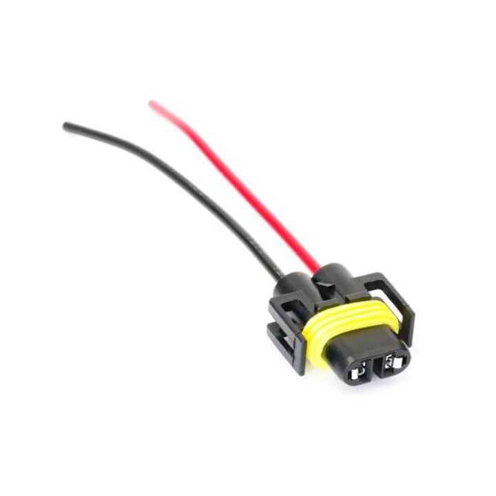 Tápkábel, Interlook, 10 cm, H11/H9/H8, Multicolor