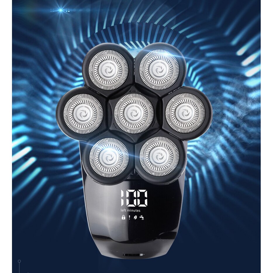 Aparat de ras electric, 5in1, Afisaj LED, Rezistent la apa, Negru - eMAG.ro