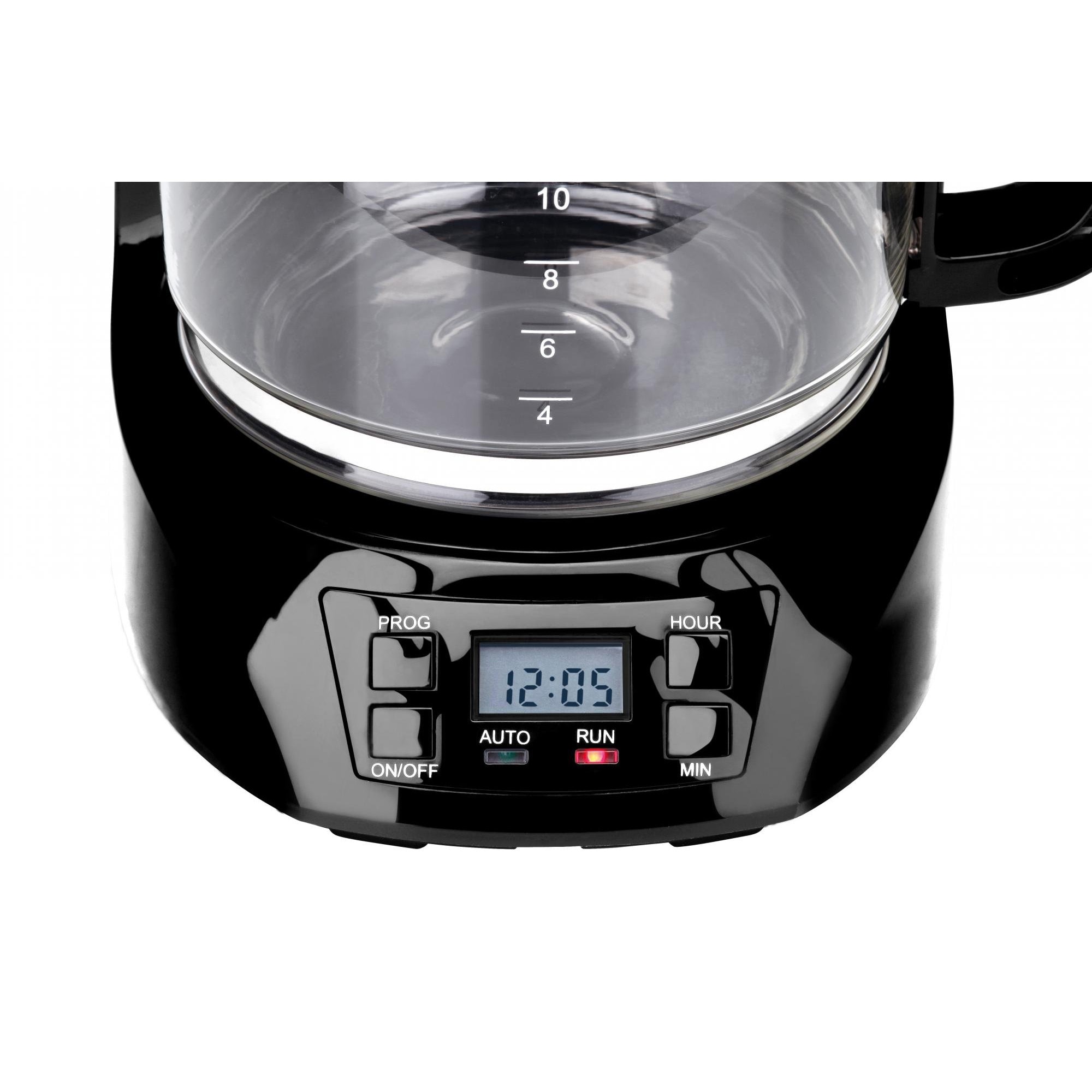 Cafetiera ETA Inesto 3174, 900 W, 1.5 L, afisaj digital, vas din sticla