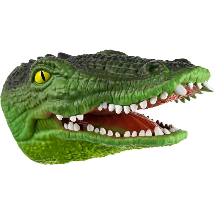 Интерактивна играчка за ръка, Крокодил, Гума, 15,5x11,5x8,5 см, + 3 години, Utility One