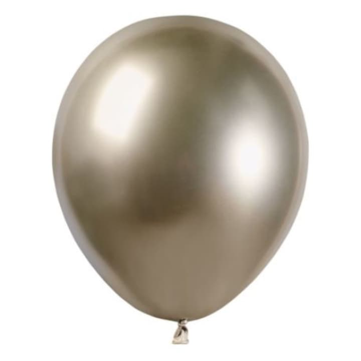 Латексови балони 13 см Prosecco - Shiny Chrome, комплект 25 бр