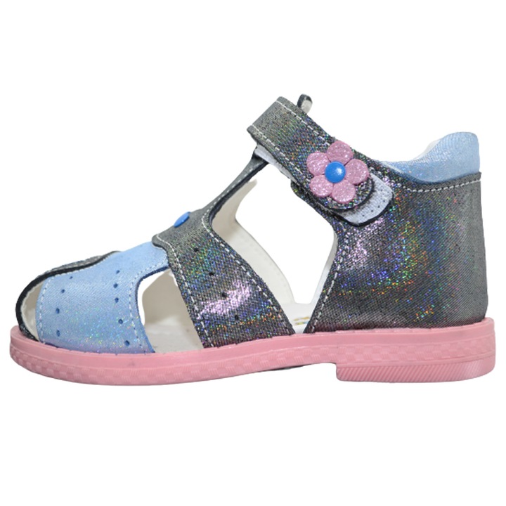 Ортопедични сандали за момиче Small Foot SSMF12-5-23, Multicolor 92456
