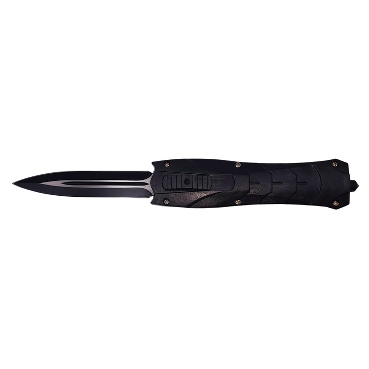 Автоматичен ловен нож IdeallStore®, Futuristic Blade, PVC, 23 см, черен