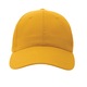 Sapca Cairo, bumbac reciclat, 6 panouri, inchidere velcro, marime universala, unisex, galben