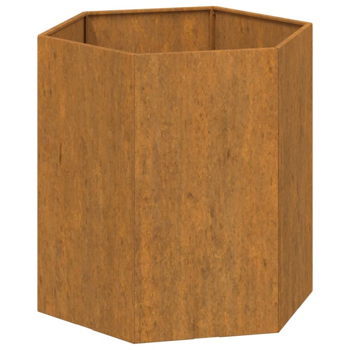 Jardiniera vidaXL, ruginiu, 40x40x45 cm, otel corten 2.35 kg 823674