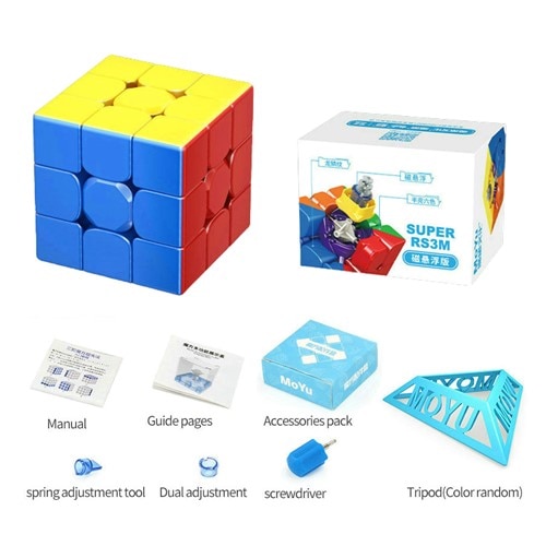[ゆゆ] Cub Moyu Super RS3M V2, 3x3x3, Magnetic - Maglev, Culoare