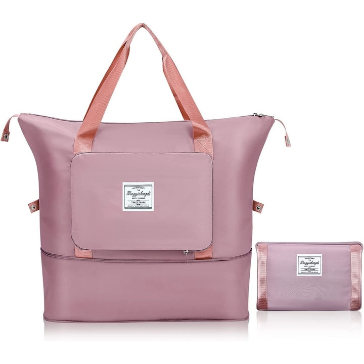 Пътна чанта, Водоустойчива, Пастелно розово
