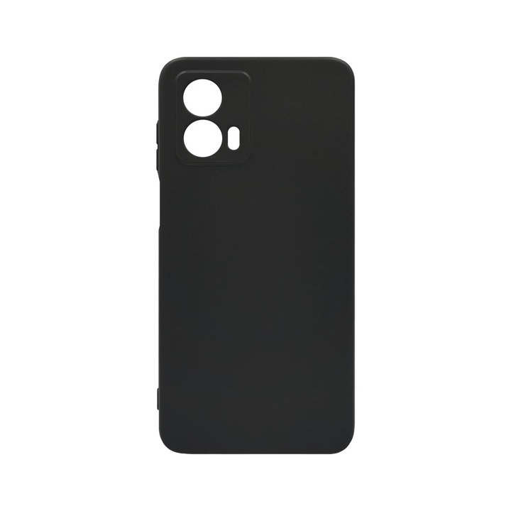 BestCase Szilikon telefontok, Motorola Moto G53, Slim 0.8 MM, Kamera védő, Fekete