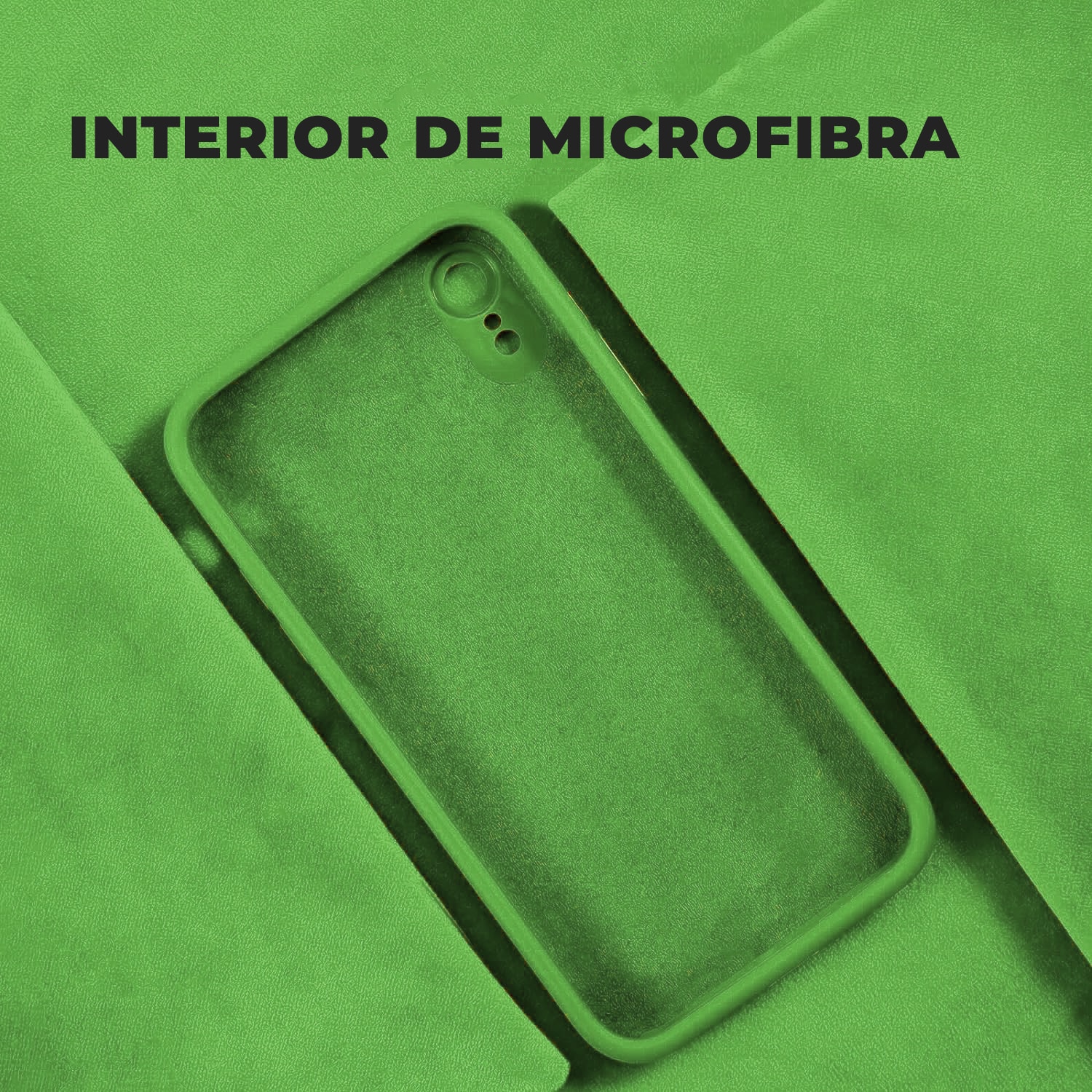 Husa Daden® Soft Silicone compatibila cu iPhone XR, Interior din Microfibra, Protectie sporita, Verde deschis