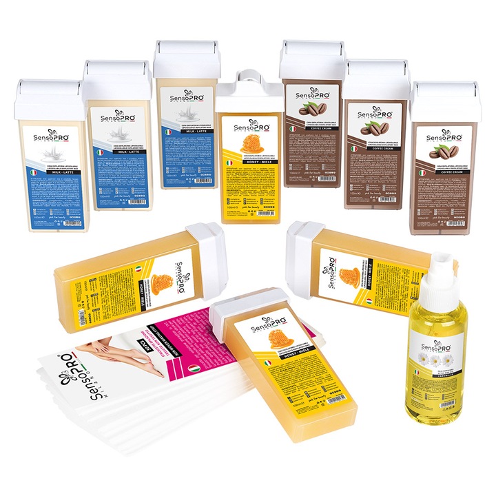 Kit Epilare Ceara Consumabile SensoPRO Milano Cappuccino Time
