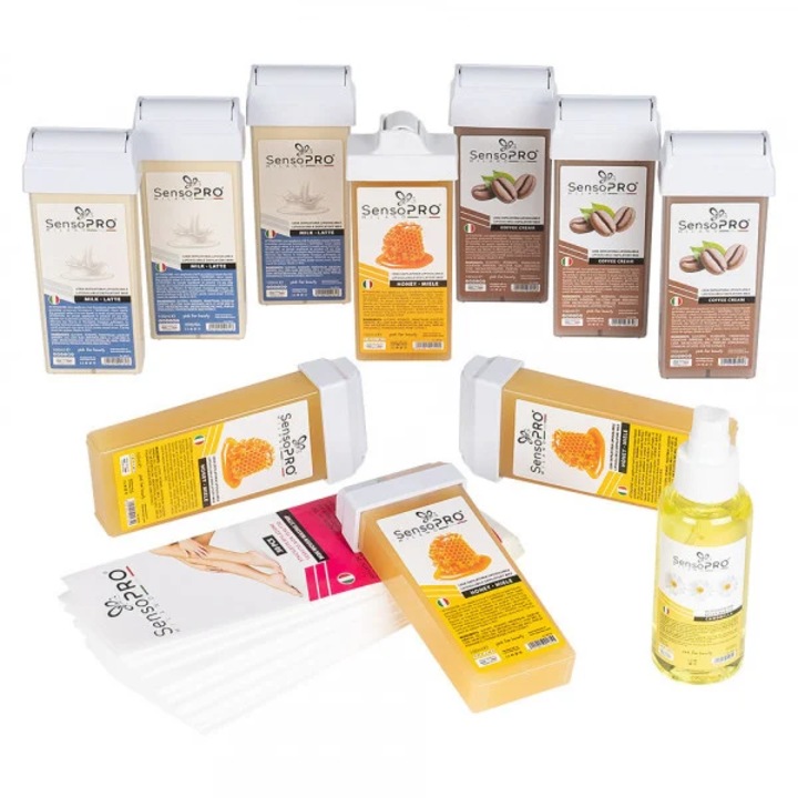 Комплект за восъколна епилация Консумативи SensoPRO Време за капучино