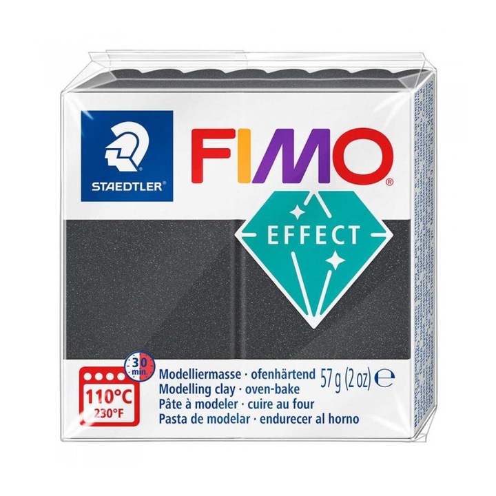 Pasta de modelaj FIMO Effect 57g Gri metal Metallic