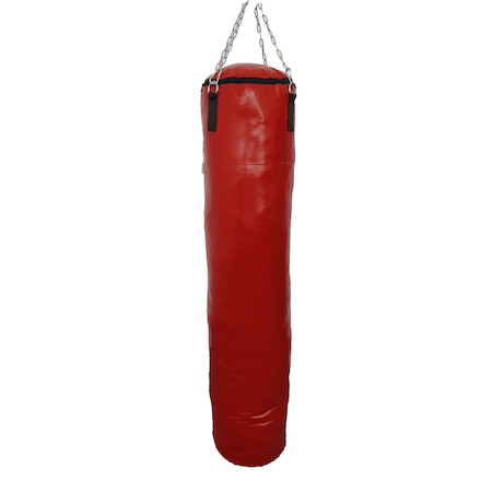Sac de box umplut, Rosu, 150x35 cm