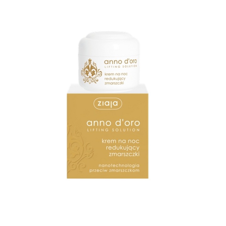 Éjszakai krém, Ziaja, Ránctalanító, 40+ év, 50 ml