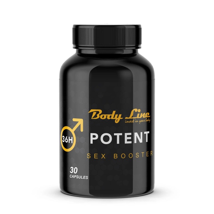 36H Potent Body Line, 30 capsule pentru potenta si erectii puternice