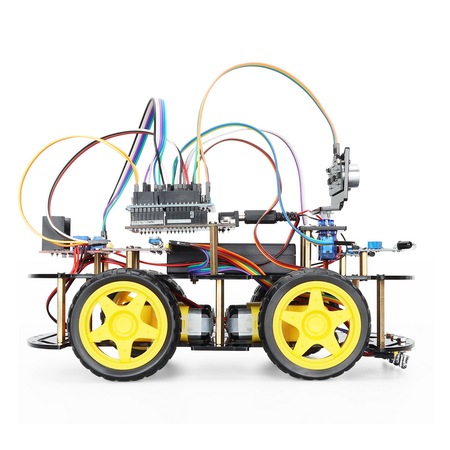 Kit de programare pentru masina robot cu Arduino, pentru incepatori ...