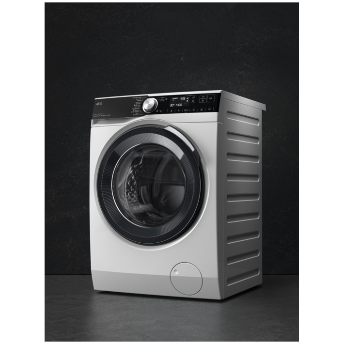 Masina de spalat rufe AEG LFR85146QE, 10 kg, 1400 rpm, Motor Inverter MagnetPermanent, Clasa A, Wi-Fi, ProSense, ProSteam, Afisaj LED, Alb