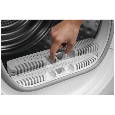 Uscator de rufe AEG TR939M6CE, Pompa de caldura, 9 kg, Motor Inverter, Clasa A+++, Display LED, 3DScan, Wi-Fi, Iluminare interioara, Alb