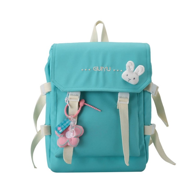 Rucsac, Nylon, 40x30x16cm, Albastru
